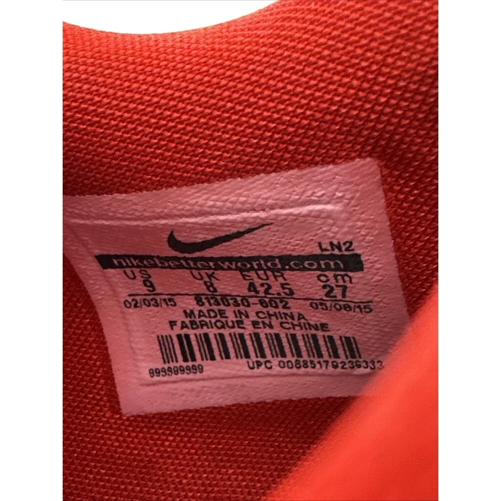 Nike Kobe 10 X TB University‎ Red White 813030-602 Men US 9 Size